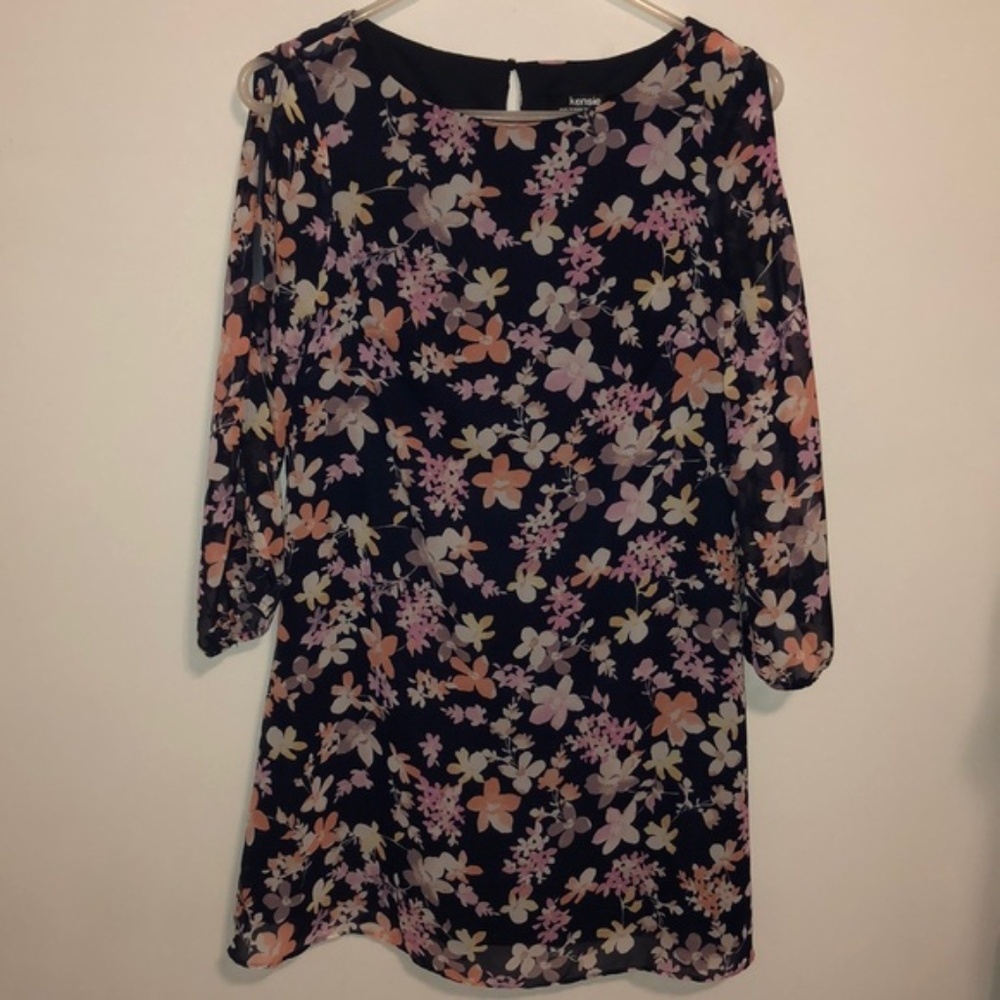 NWT Kensie Floral Open Arm Dress Size 4